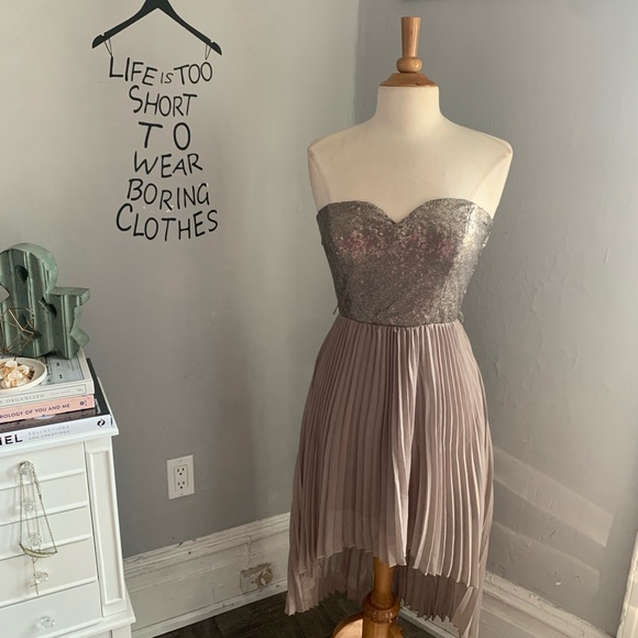 As U Wish Dresses & Skirts - Strapless high low dress size small